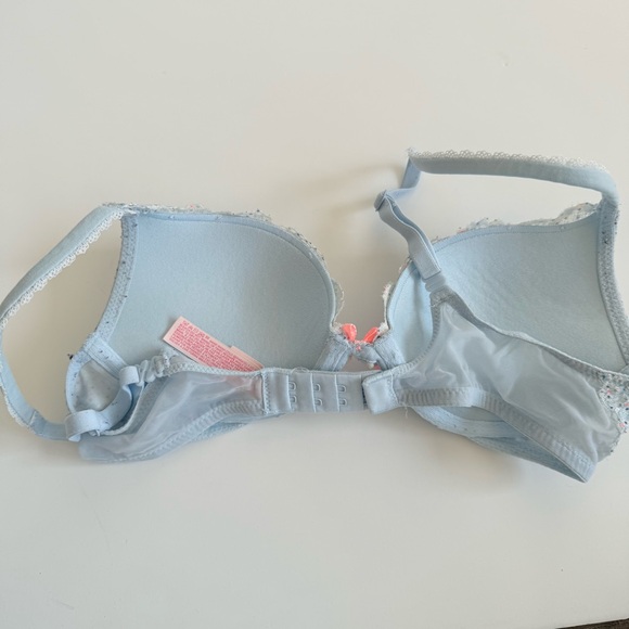 Victoria’s Secret Body by Victoria Push Up Bra size 32B in Blue and Pink - Picture 3 of 4
